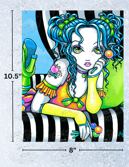 "Alisha" by ©Myka Jelina Premium Decorative Release Papers for Diamond Painting