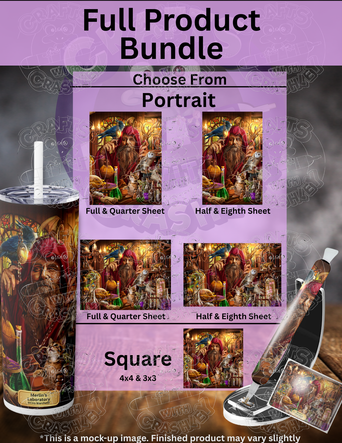 "Merlin's Laboratory" by ©Ciro Marchetti Premium Accessories for Diamond Painting