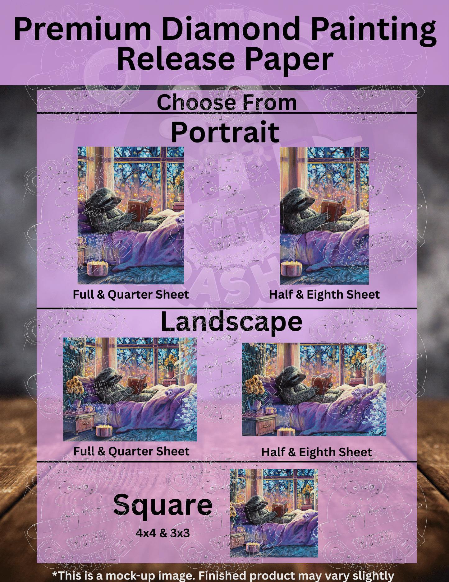 "Debi's Sloth" by ©Dakota Daetwiler Premium Accessories for Diamond Painting