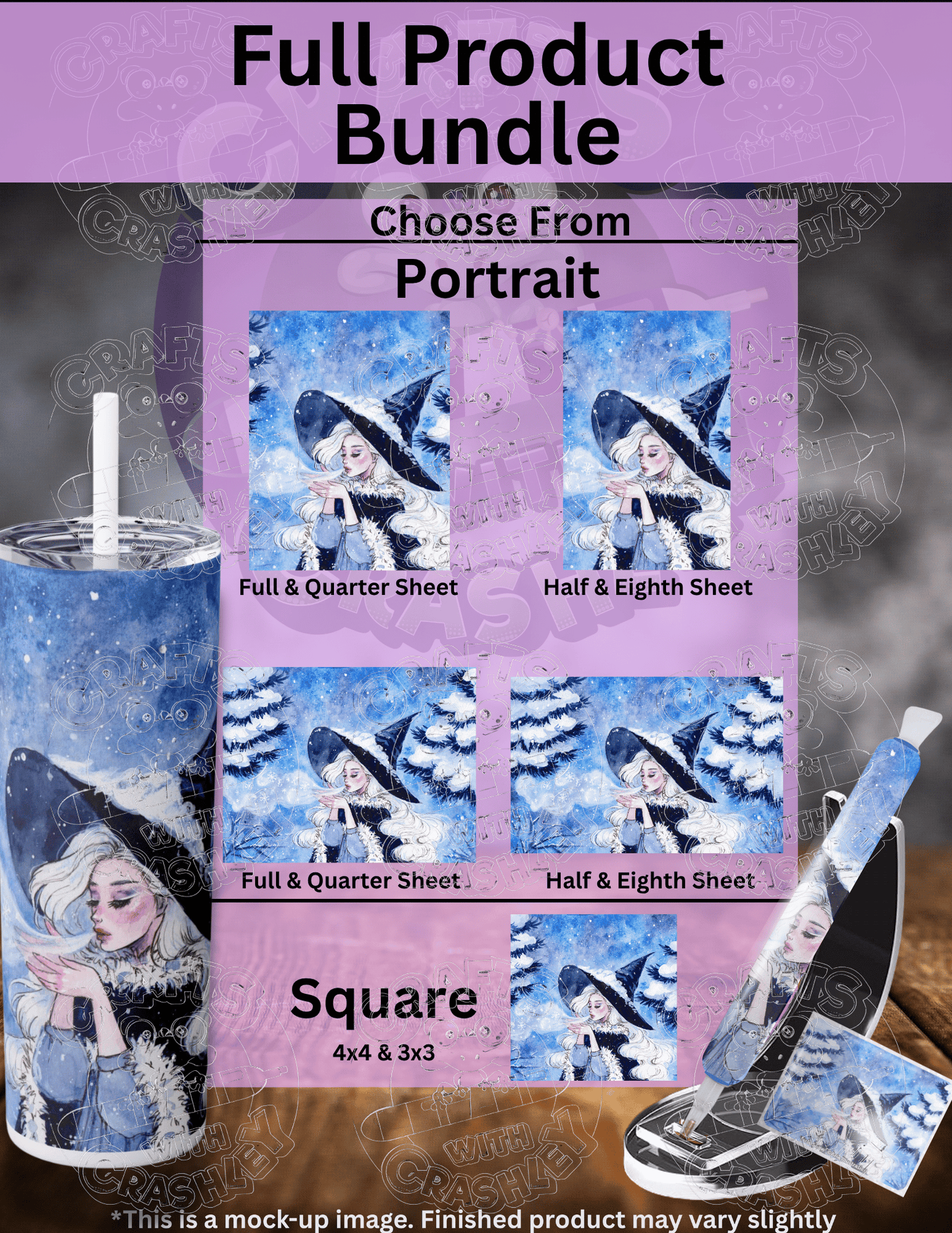 "First Snow" by ©Aria Illustration Premium Accessories for Diamond Painting