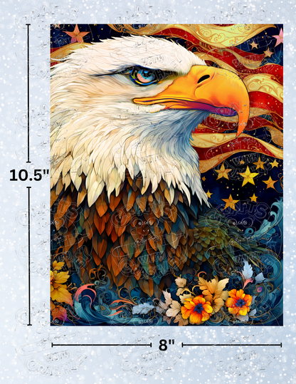 "Eagle Wisdom" by ©T.S. Larking Premium Decorative Release Papers for Diamond Painting