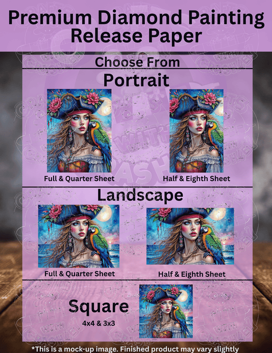 "Pirate Paradise Maiden" by ©Kelly Reins Premium Accessories for Diamond Painting