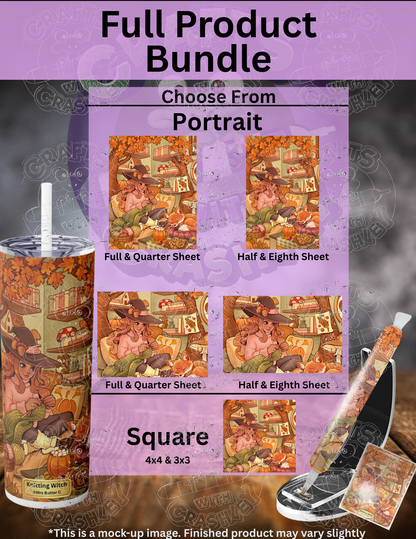 "Knitting Witch" by ©Mrs Butter D Premium Accessories for Diamond Painting