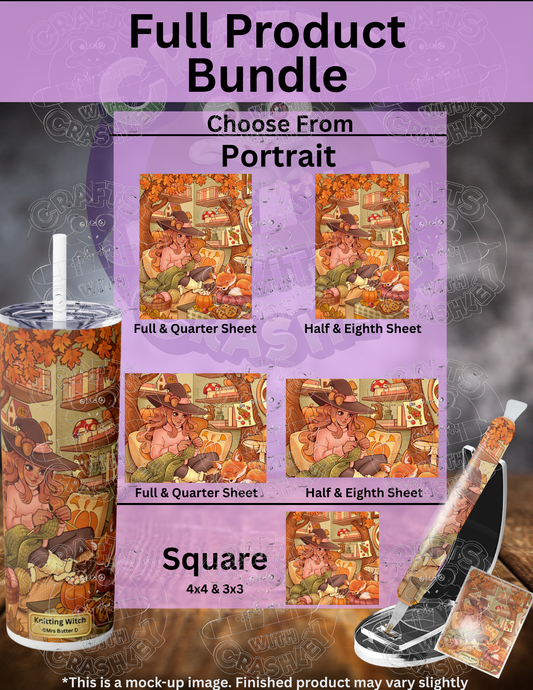 "Knitting Witch" by ©Mrs Butter D Premium Accessories for Diamond Painting