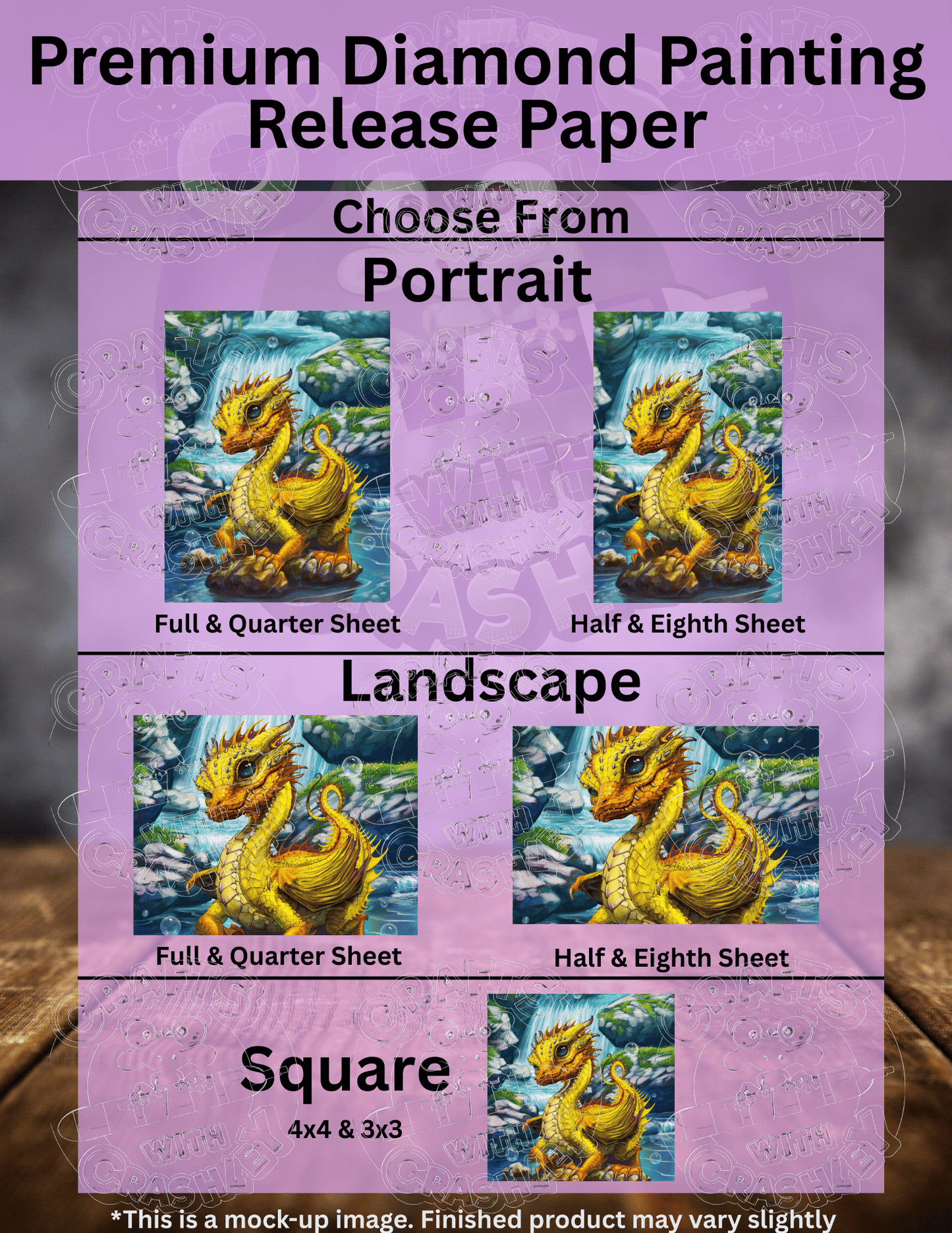 "Rubber Ducky Dragon" by ©Stanley Morrison Premium Accessories for Diamond Painting