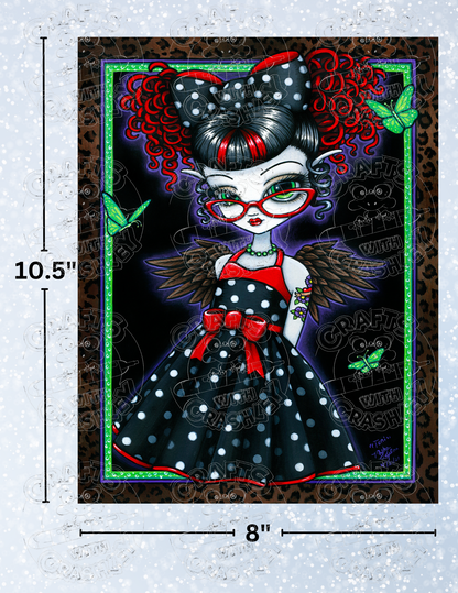 "Minikin Toni" by ©Myka Jelina Premium Decorative Release Papers for Diamond Painting