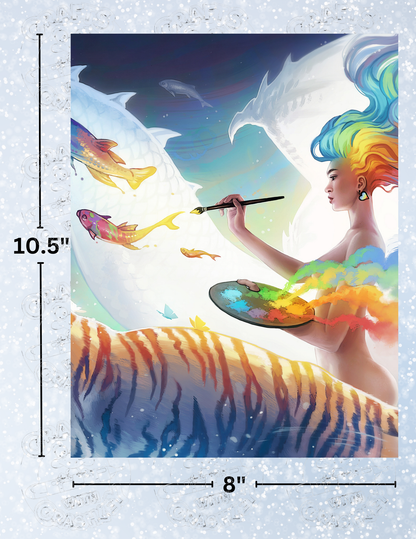 "Create Your World" by ©JoJoes Art Premium Decorative Release Papers for Diamond Painting