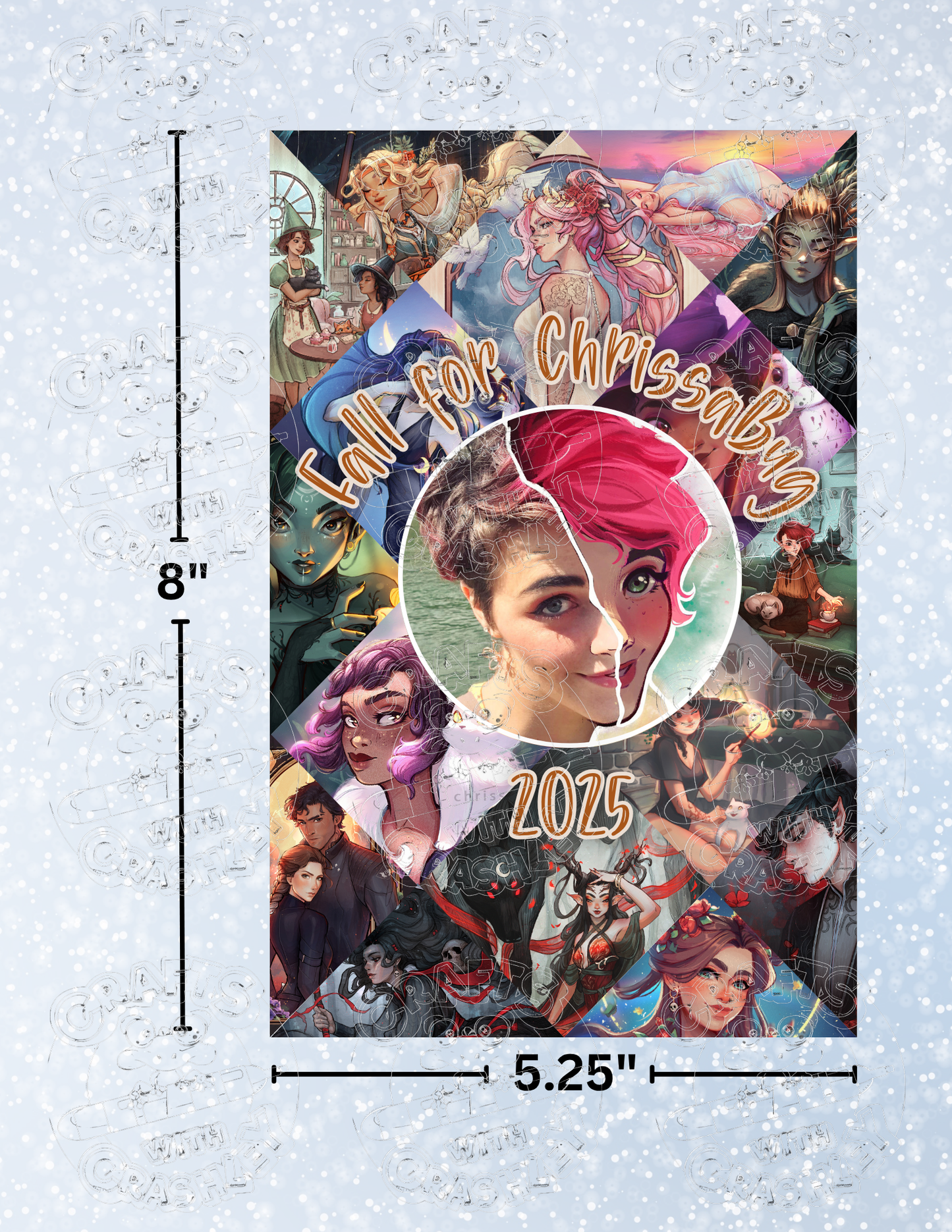 "Fall for ChrissaBug 2025" by ©ChrissaBug Premium Decorative Release Papers for Diamond Painting