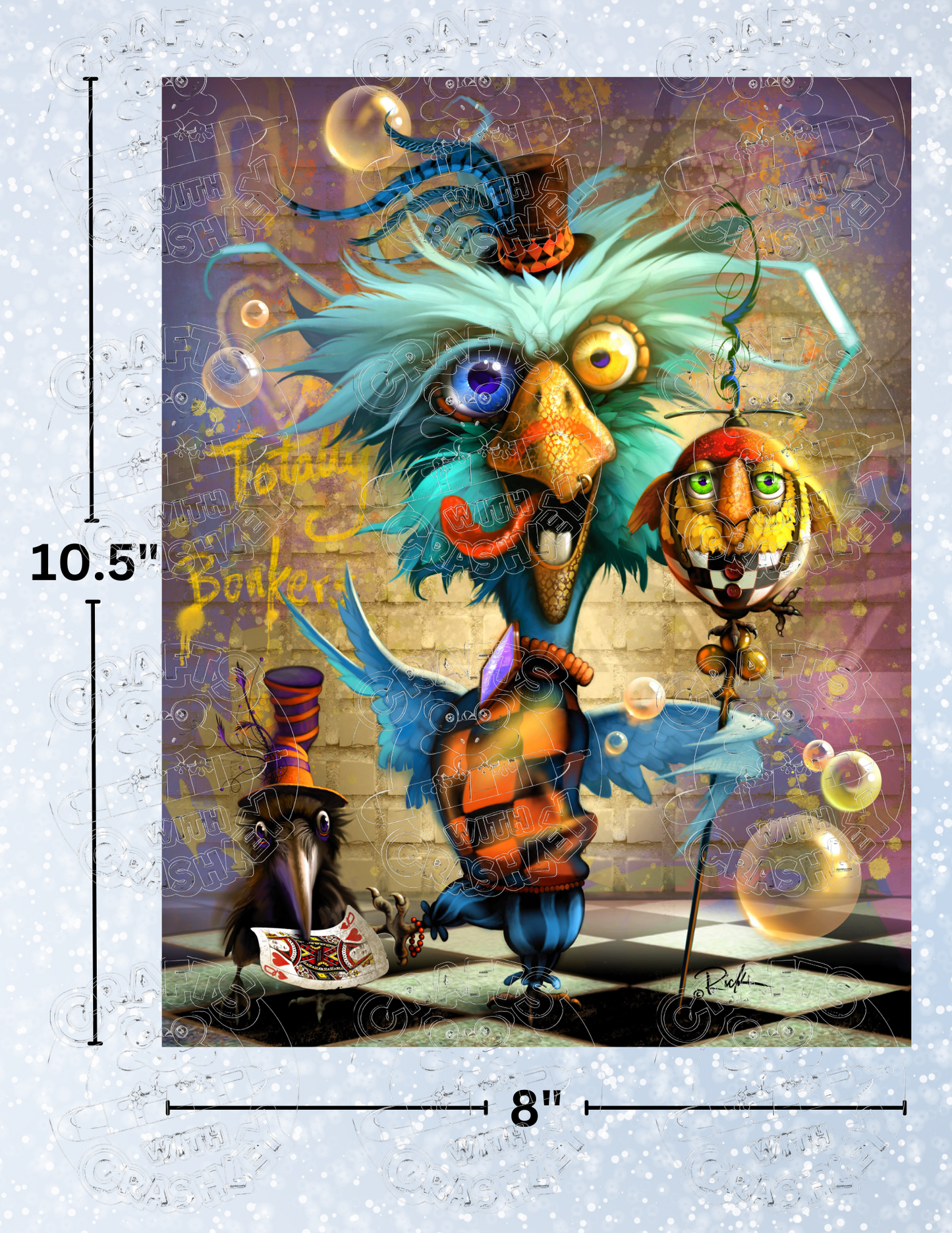 "Louie" by ©Richard Lorenz Premium Decorative Release Papers for Diamond Painting