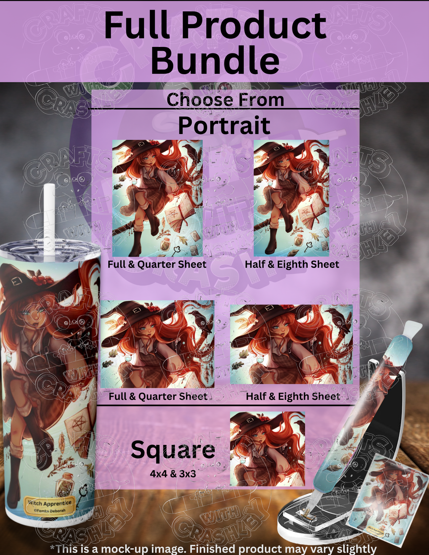 "Witch Apprentice" by ©Femke Deborah Premium Accessories for Diamond Painting