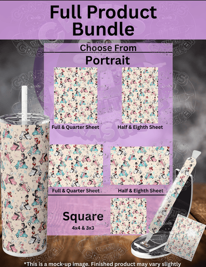 "Scooter Girls" by ©Miss Fluff Premium Accessories for Diamond Painting