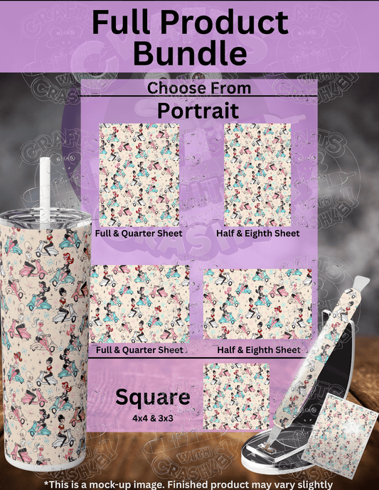 "Scooter Girls" by ©Miss Fluff Premium Accessories for Diamond Painting