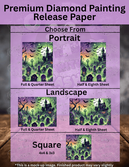 "Haunted Hilltop" Premium Accessories for Diamond Painting