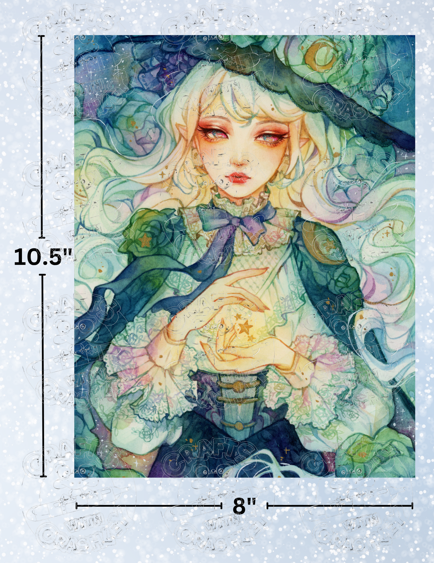 "Satura" by ©Margaret Morales Premium Decorative Release Papers for Diamond Painting