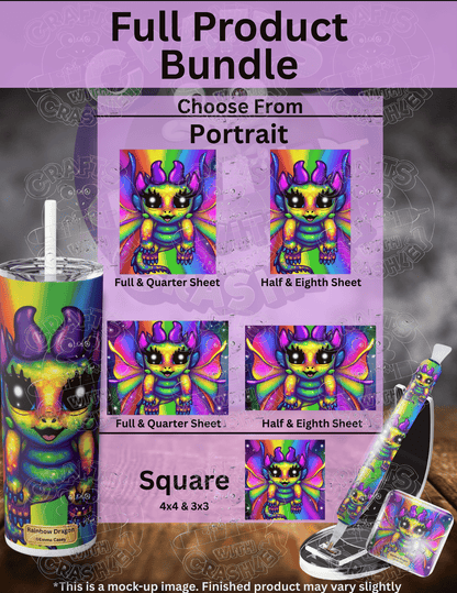 "Rainbow Dragon" by ©Emma Casey Premium Accessories for Diamond Painting