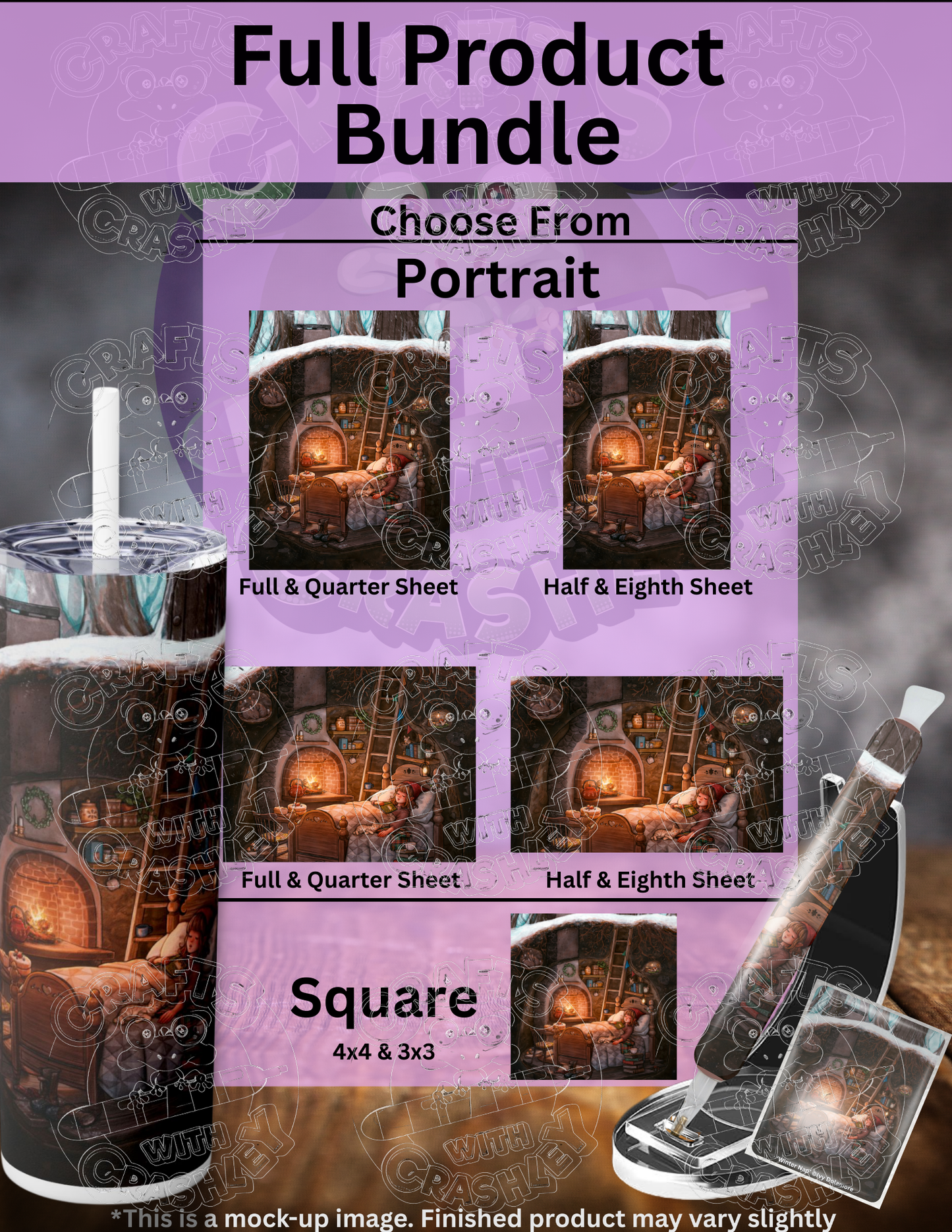 "Winter Nap" by ©Ivy Dolamore Premium Accessories for Diamond Painting