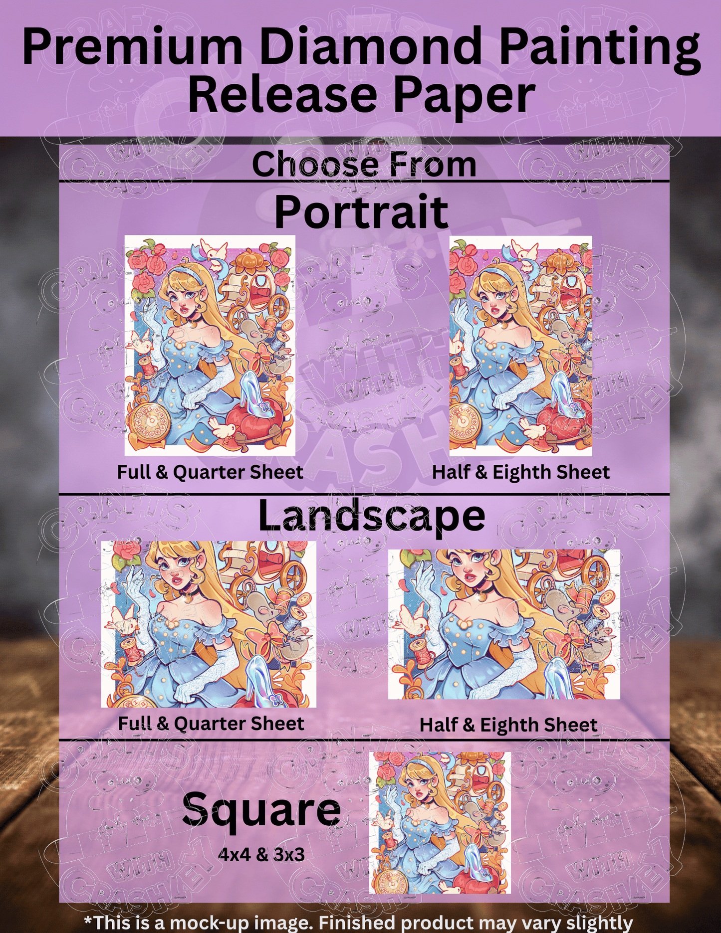 "Cinderella" by ©Mrs Butter D Premium Accessories for Diamond Painting