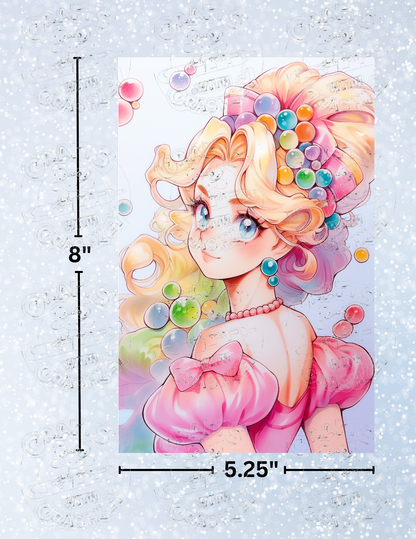 "Bubble Gum Royalty" by ©Cocomarshmallow Premium Decorative Release Papers for Diamond Painting