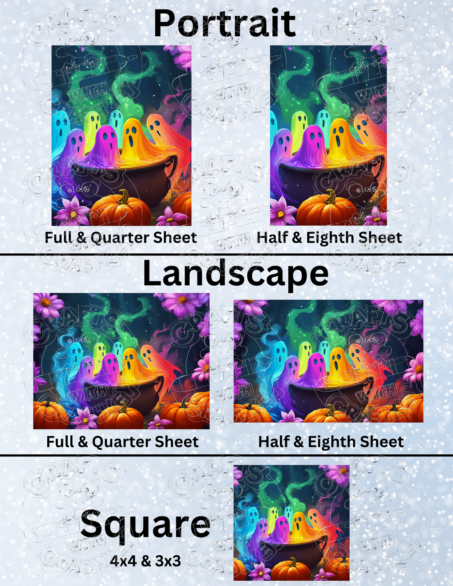 Product Bundle "Ghosty Soup" by ©Claudia McKinney