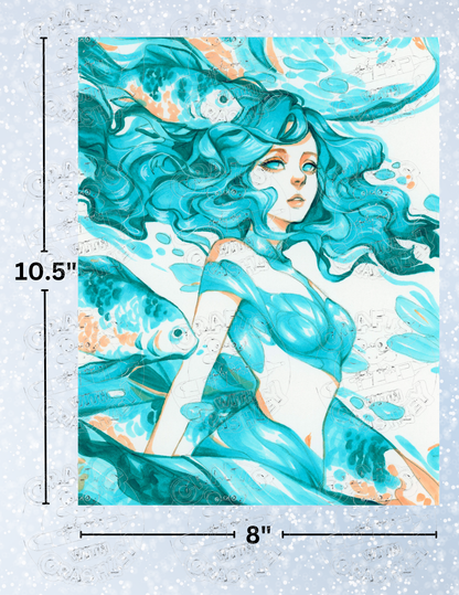 "Flux" by ©Margaret Morales Premium Decorative Release Papers for Diamond Painting