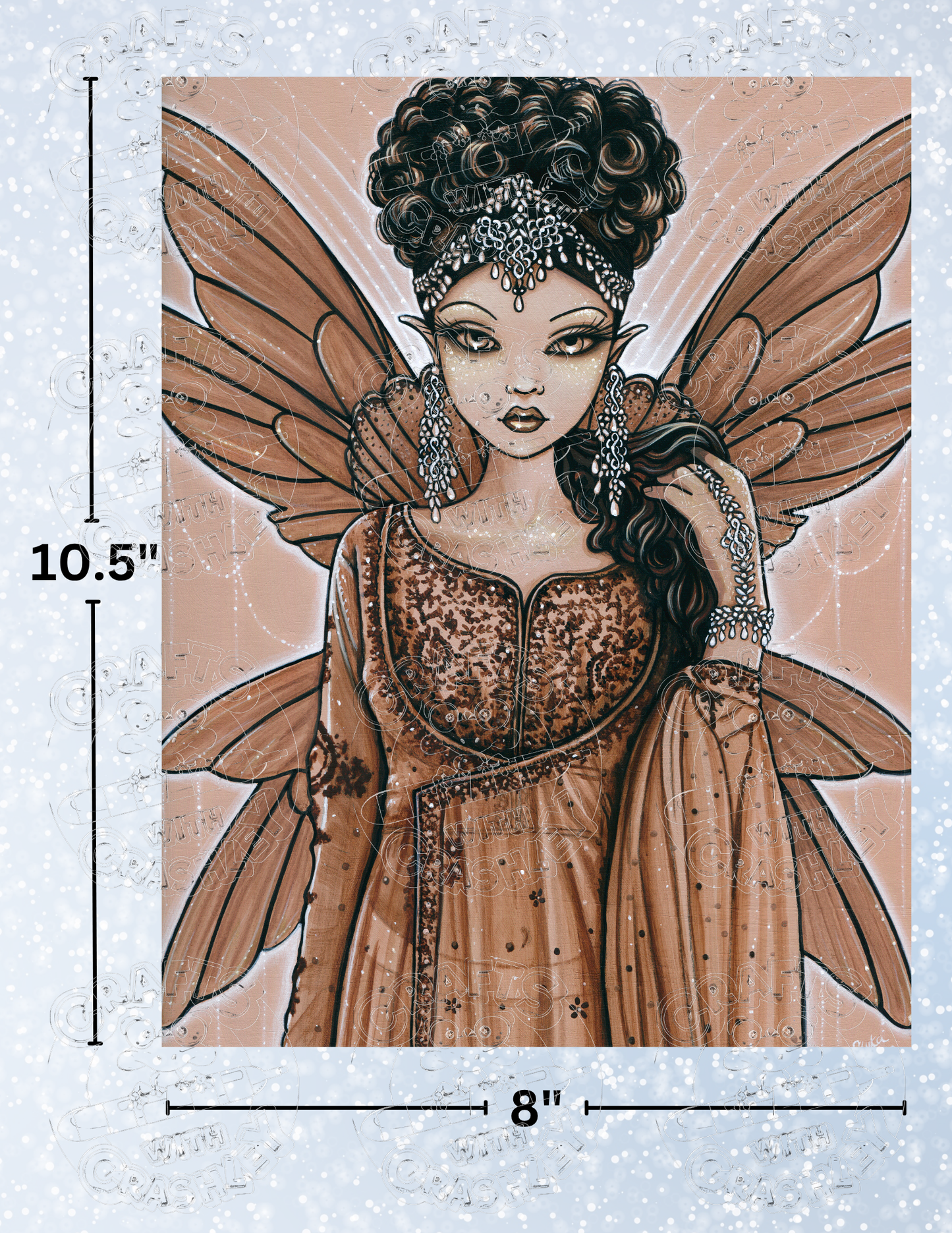 "Reina" by ©Myka Jelina Premium Decorative Release Papers for Diamond Painting