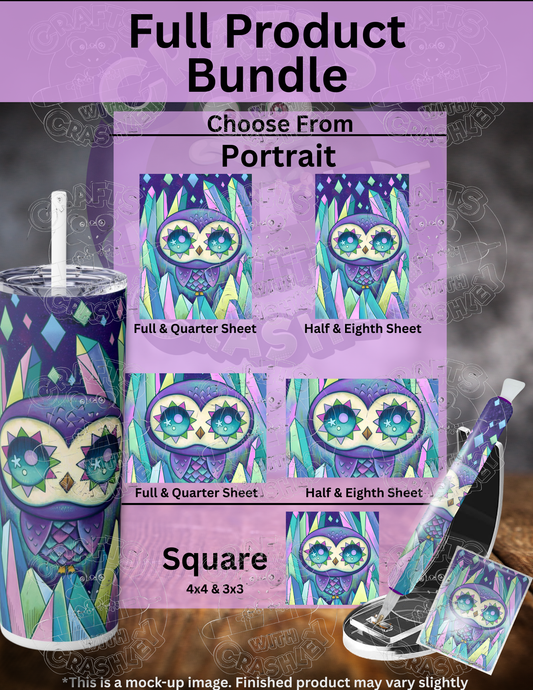 "Crystal Crypto Owl" by ©Jeremiah Ketner Premium Accessories for Diamond Painting