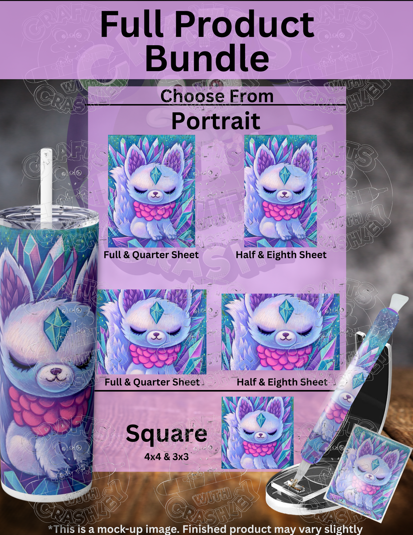 "Crystal Fox" by ©Jeremiah Ketner Premium Accessories for Diamond Painting