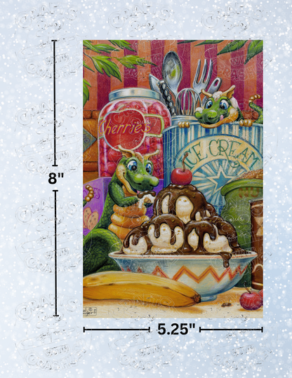 "Sundae Delight" By ©Randal Spangler Decorative Diamond Painting Release Papers