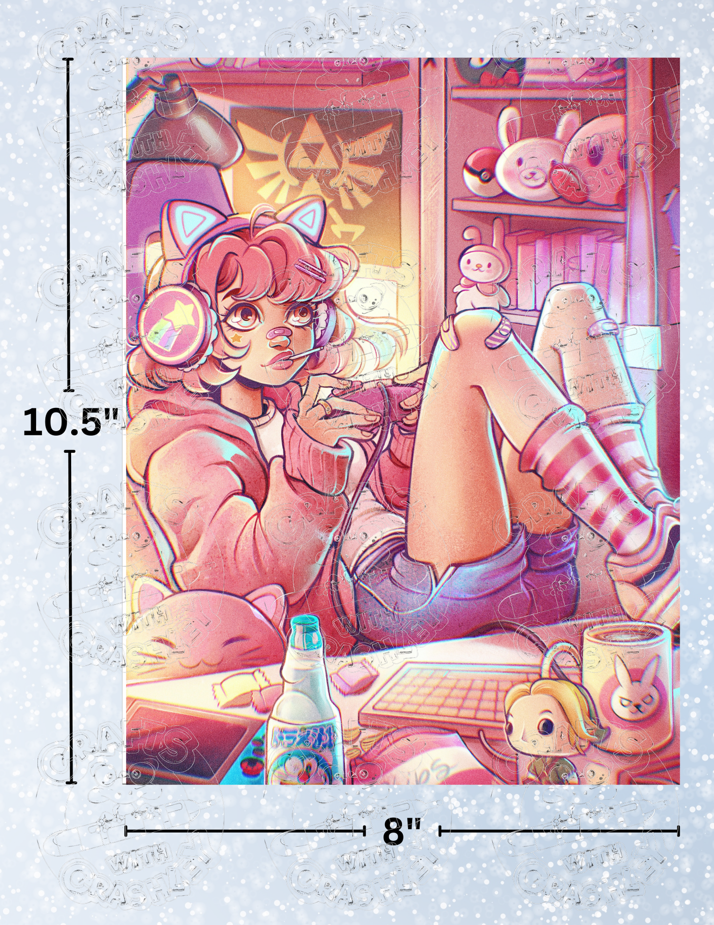 "Gamer Room" by ©Mrs Butter D Premium Decorative Release Papers for Diamond Painting