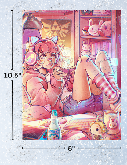 "Gamer Room" by ©Mrs Butter D Premium Decorative Release Papers for Diamond Painting