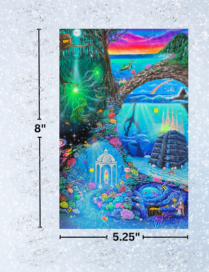 "Aquatic Dreams" by Becca Tindol Decorative Diamond Painting Release Papers