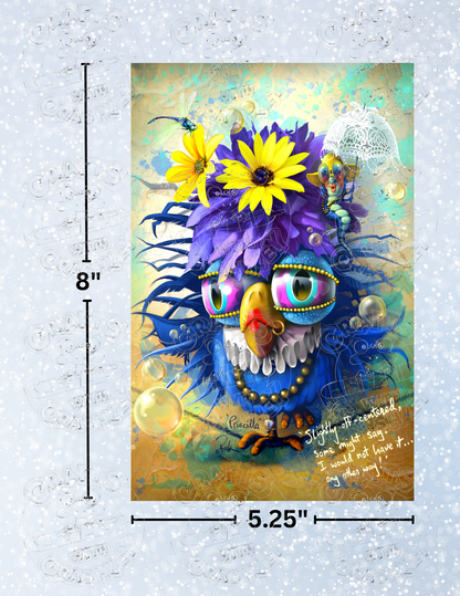 "Priscilla" by ©Richard Lorenz Decorative Diamond Painting Release Papers