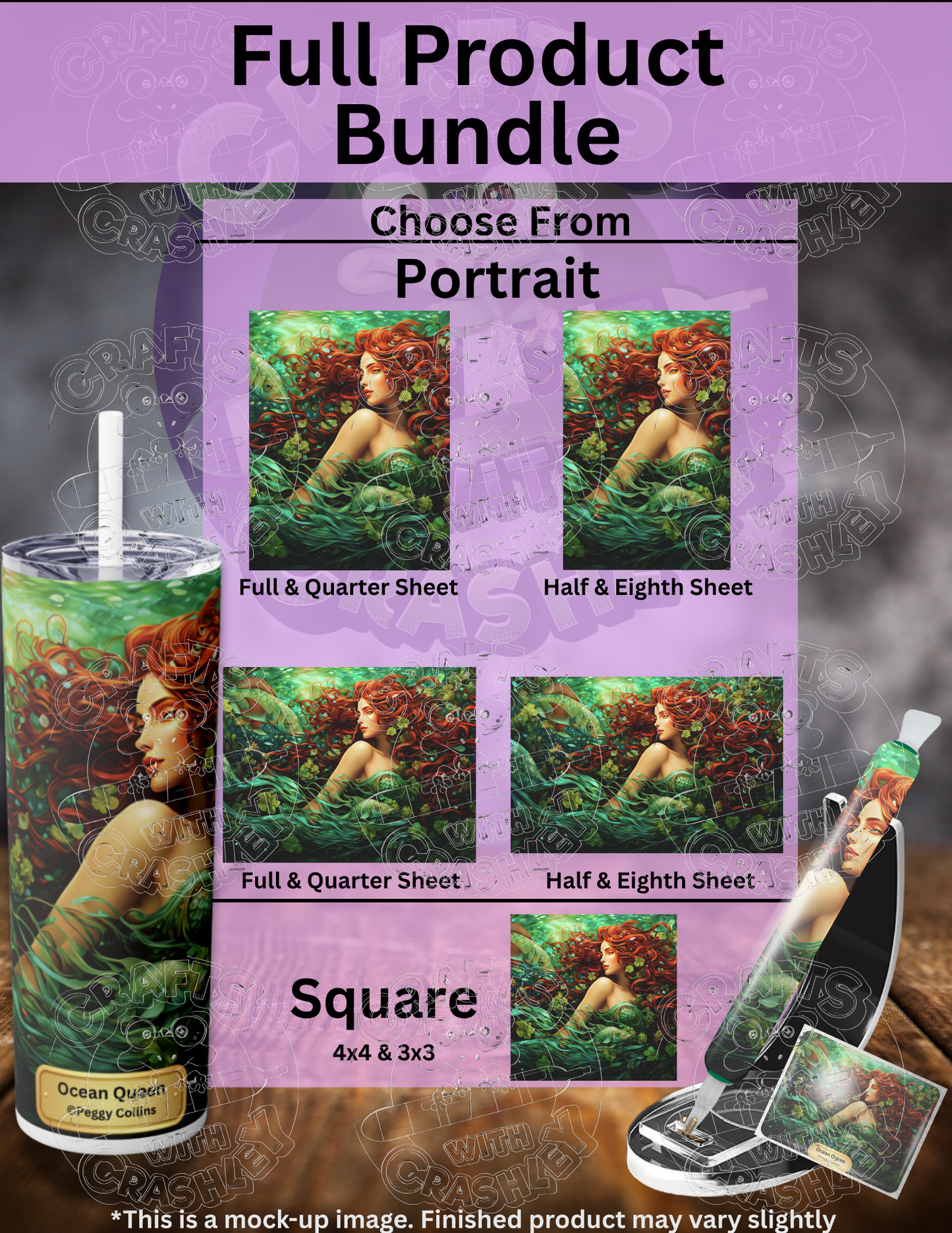 "Ocean Queen" by ©Peggy Collins Premium Accessories for Diamond Painting