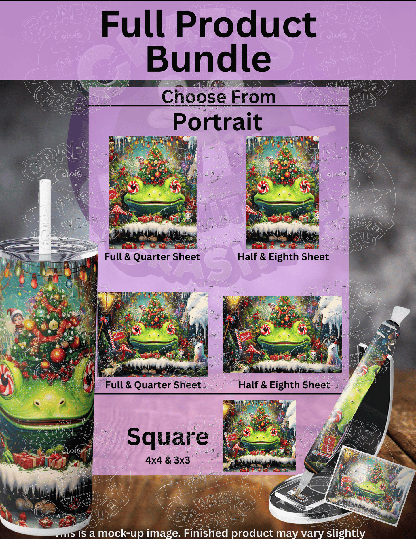 "Hoppy Holidays" by ©Claudia McKinney Premium Accessories for Diamond Painting