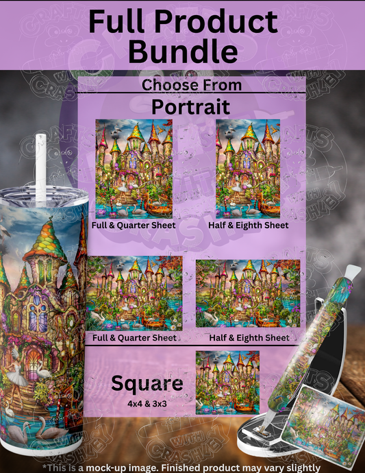 "Swan Lake Castle" by ©Ciro Marchetti Premium Accessories for Diamond Painting