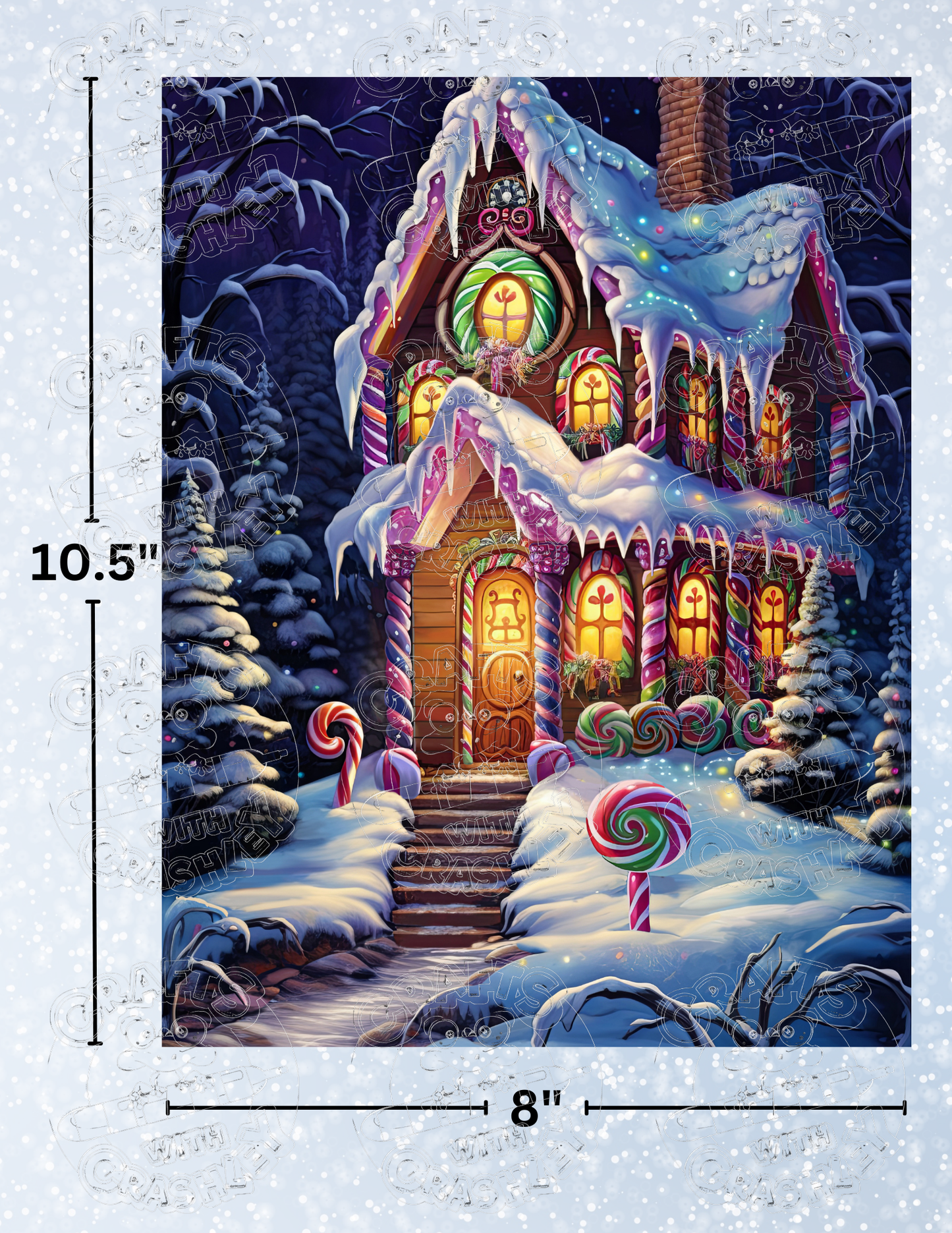 "The Sweet Winter Retreat" by ©Auclair Studio Premium Decorative Release Papers for Diamond Painting