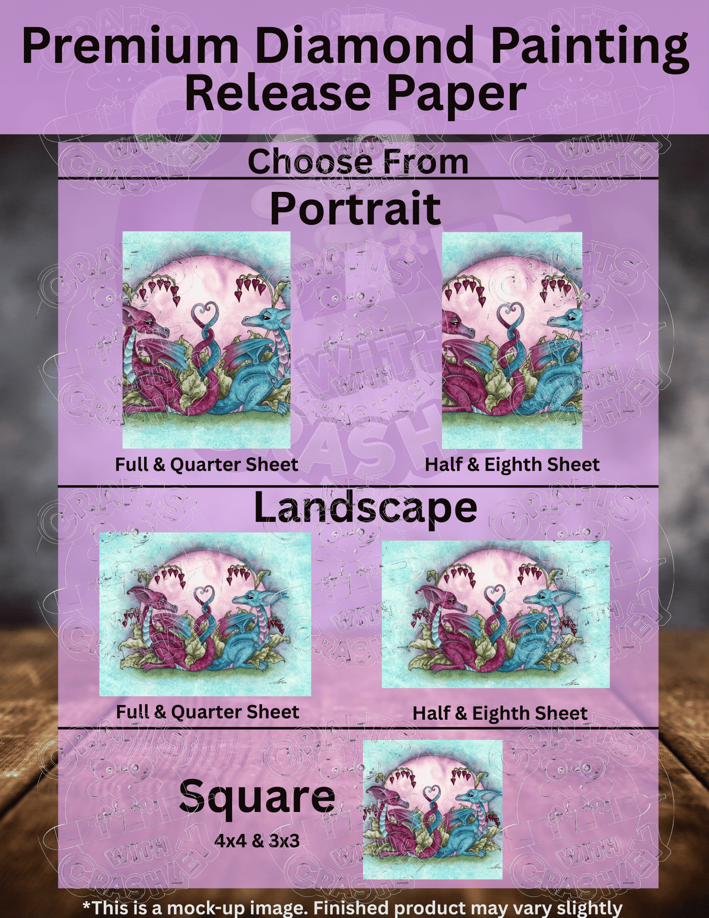 "Love Dragons" by ©Amy Brown Premium Accessories for Diamond Painting