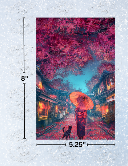 "Sakura Festival" by ©Yuumei Decorative Diamond Painting Release Papers