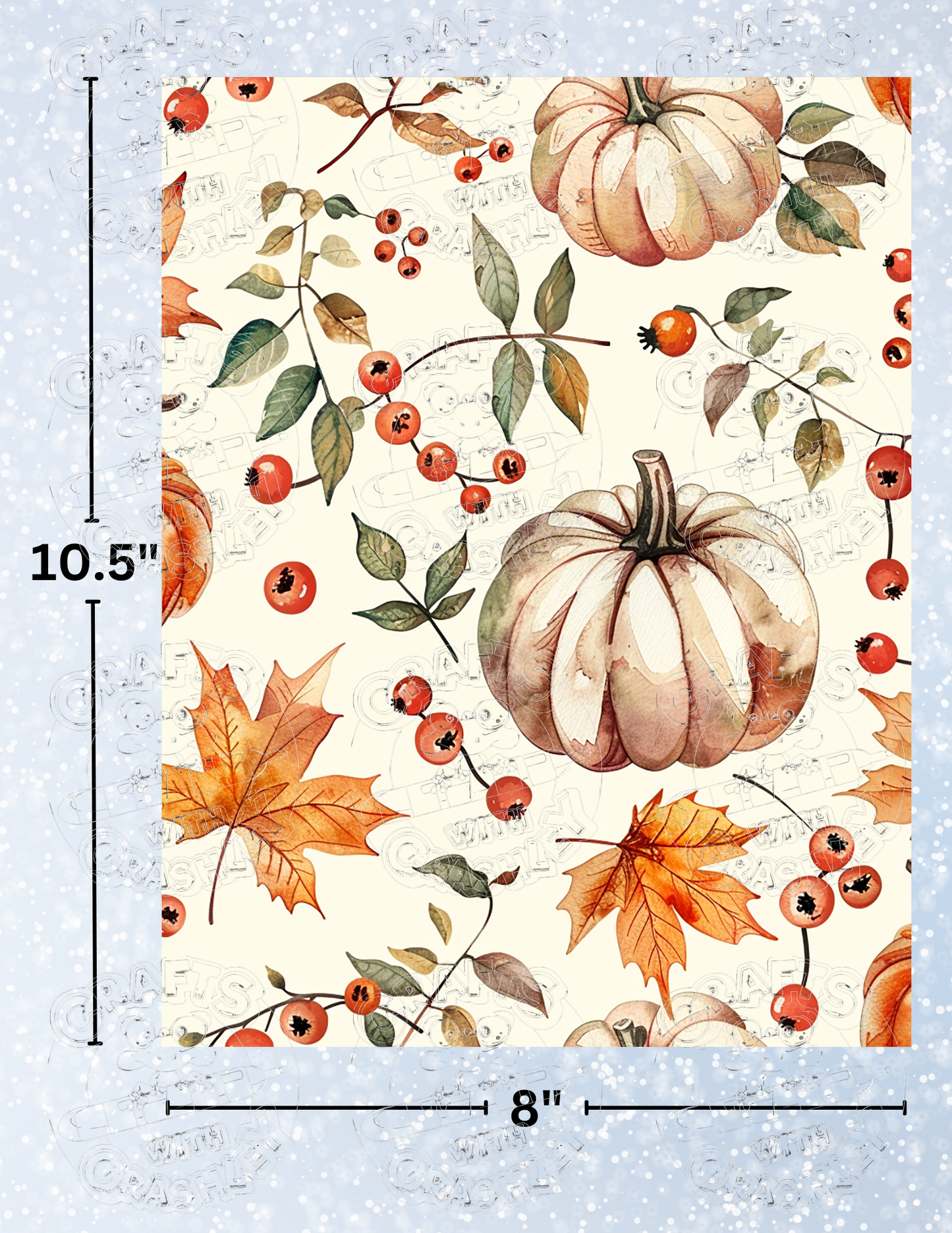 "Classic Fall" Premium Decorative Release Papers for Diamond Painting