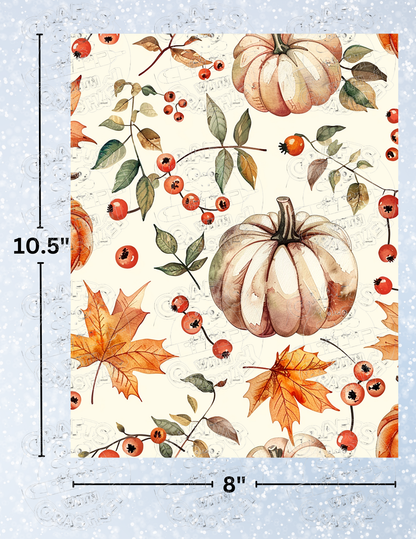 "Classic Fall" Premium Decorative Release Papers for Diamond Painting
