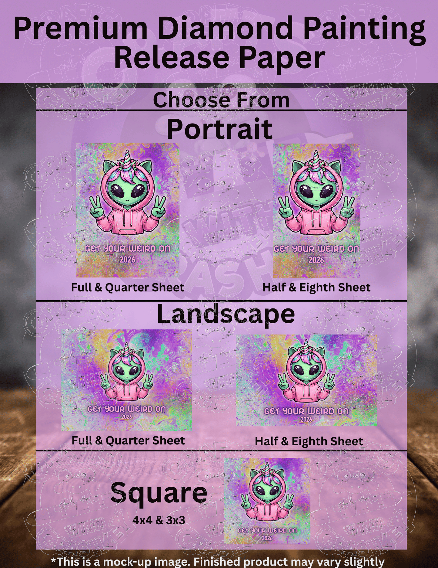 "Get Your Weird On 2026 Alien" Premium Accessories for Diamond Painting