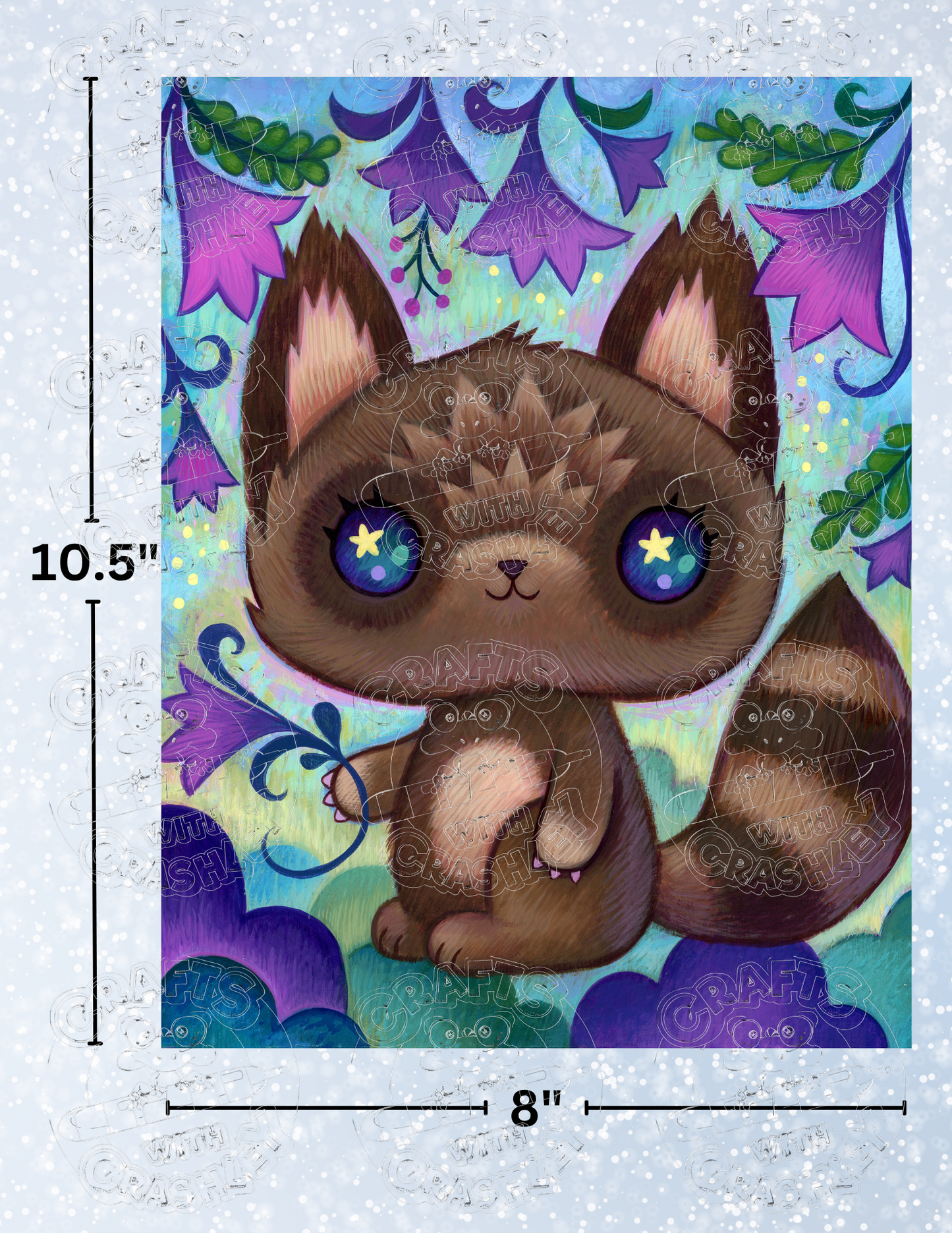 "Racco" by ©Jeremiah Ketner Premium Decorative Release Papers for Diamond Painting