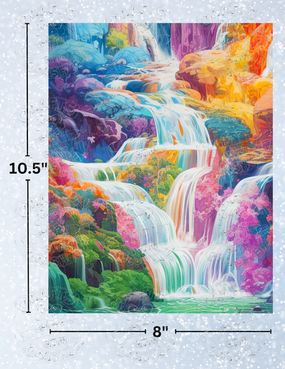 "Candy Waterfalls" by ©Auclair Studio Premium Decorative Release Papers for Diamond Painting