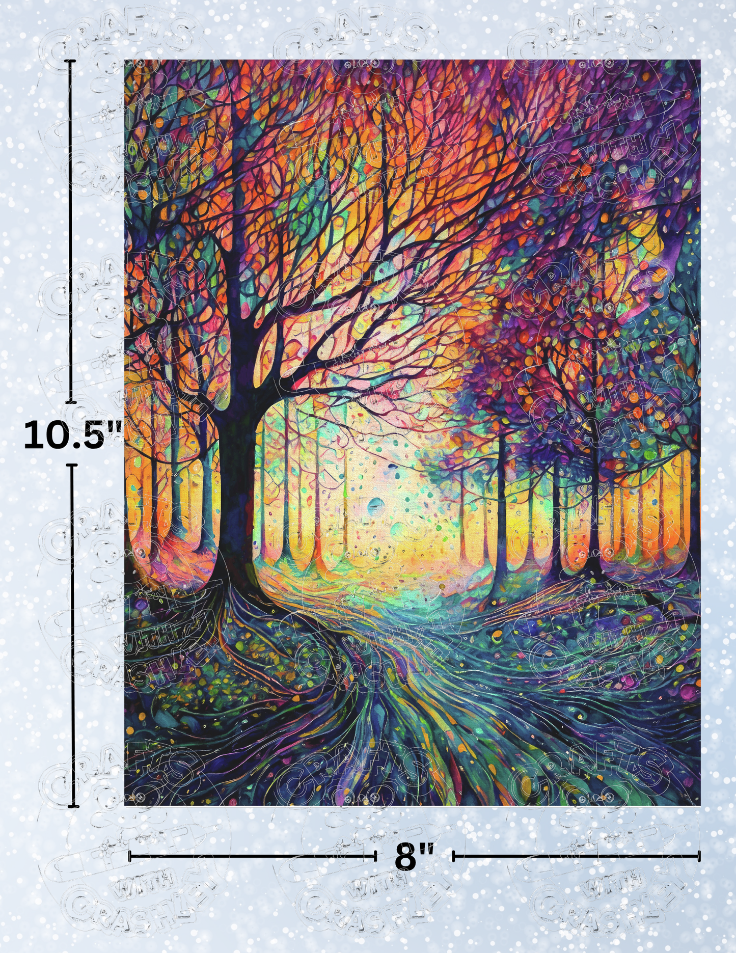 "The Magic Forest" by ©Peggy Collins Premium Decorative Release Papers for Diamond Painting