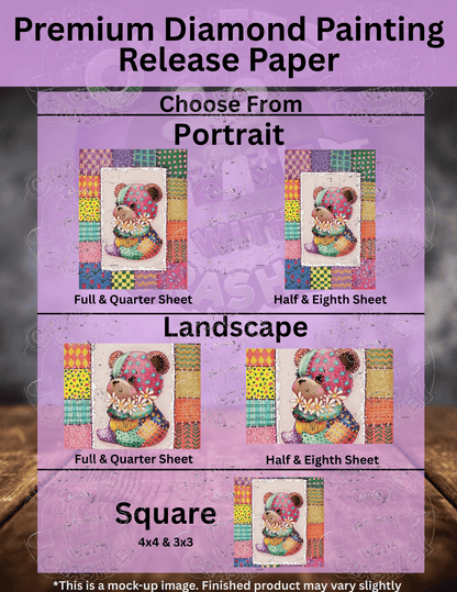 "Teddy Patches" by ©Karii Creates Premium Accessories for Diamond Painting