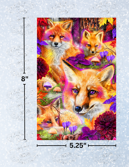 "Daydream Red Fox" by ©Sheena Pike Decorative Diamond Painting Release Papers