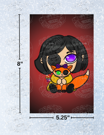 "Karalina & Roxi" by Mrs Coffee Decorative Diamond Painting Release Papers