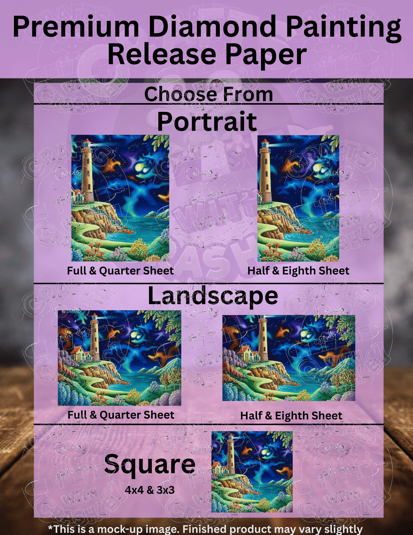 "Night Lights" by ©Andy Russell Premium Accessories for Diamond Painting