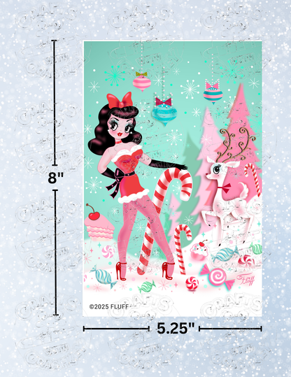 "Christmas Cutie" By ©Miss Fluff Decorative Diamond Painting Release Papers