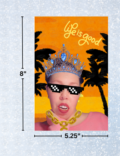 "Thug Life Tammy" Decorative Diamond Painting Release Papers